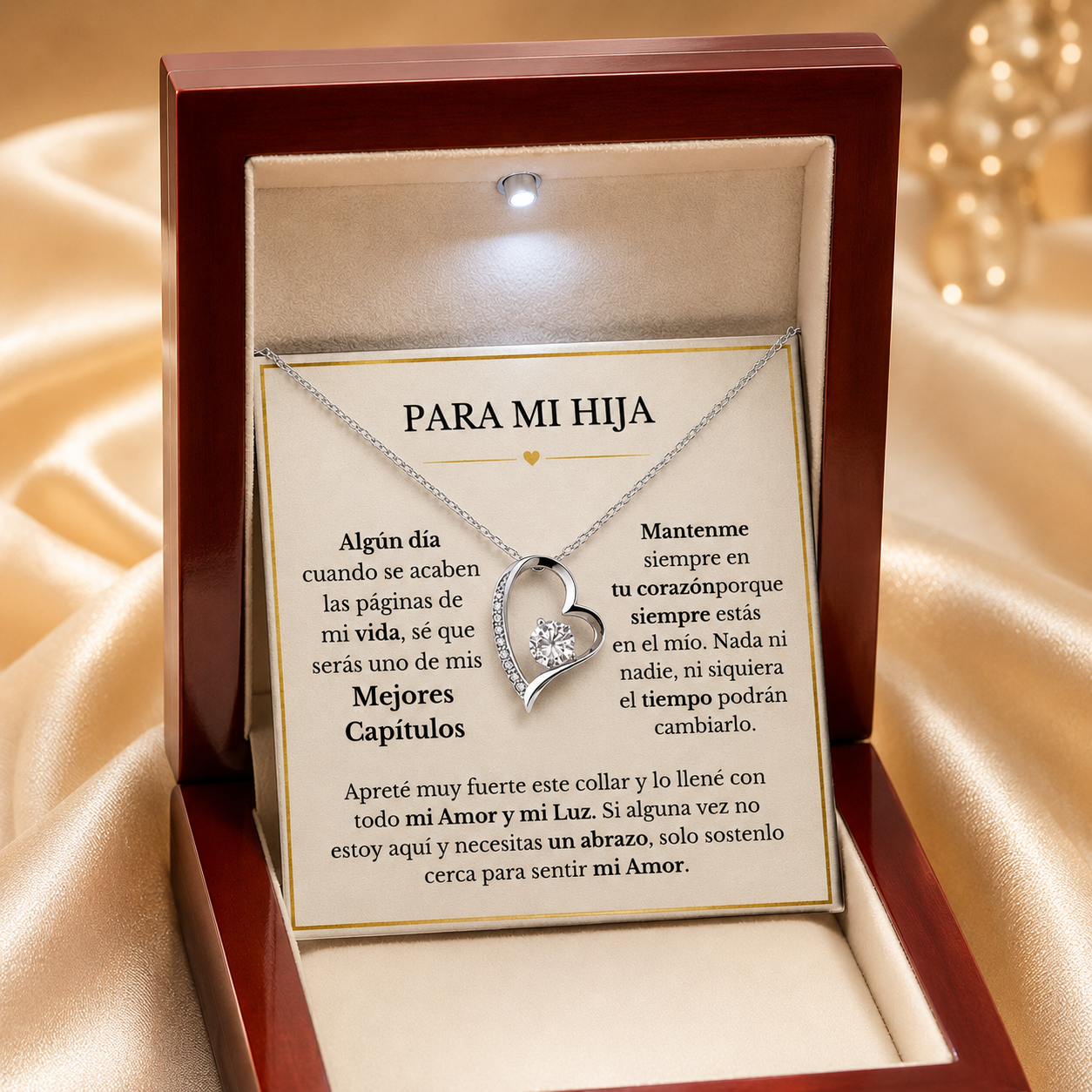 Collar Amor Eterno Hija