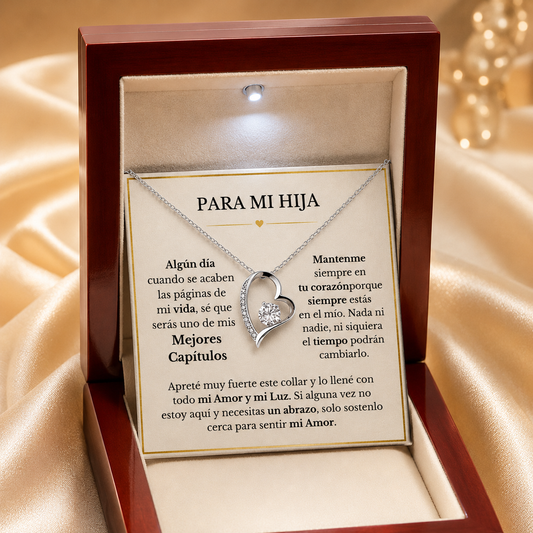 Collar Amor Eterno Hija
