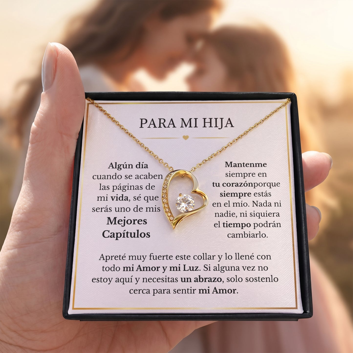 Collar Amor Eterno Hija