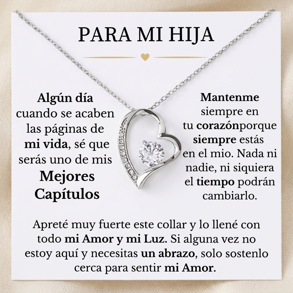 Collar Amor Eterno Hija