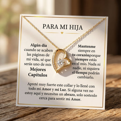 Collar Amor Eterno Hija